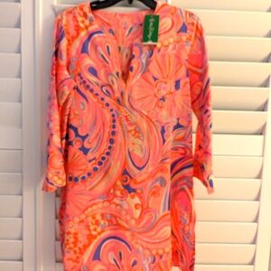 NWT Margo Island Tunic, Lilly Pulitzer Dress, Color: Reef Retreat, Small